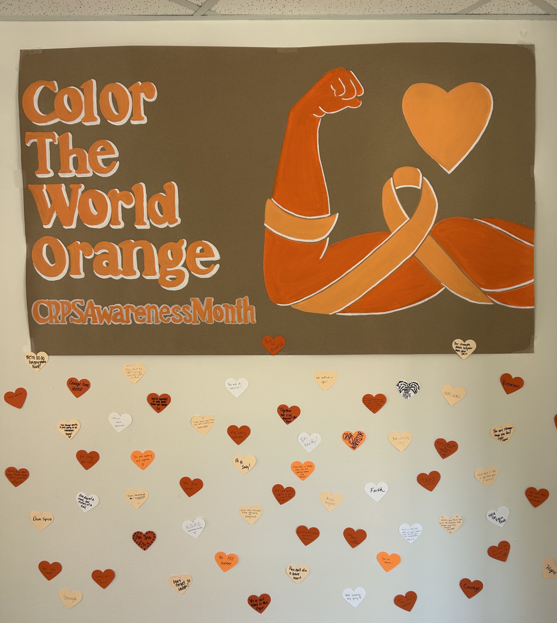 Spero Clinic CRPS Awareness Month Color the world orange day